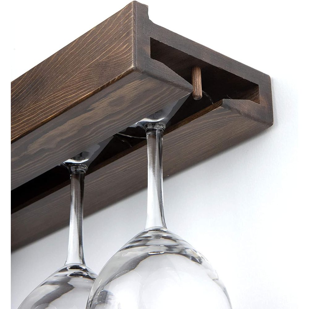 Wall Mounted Wood Floating Win - огляд і ціна Wine Rack Wall Mount