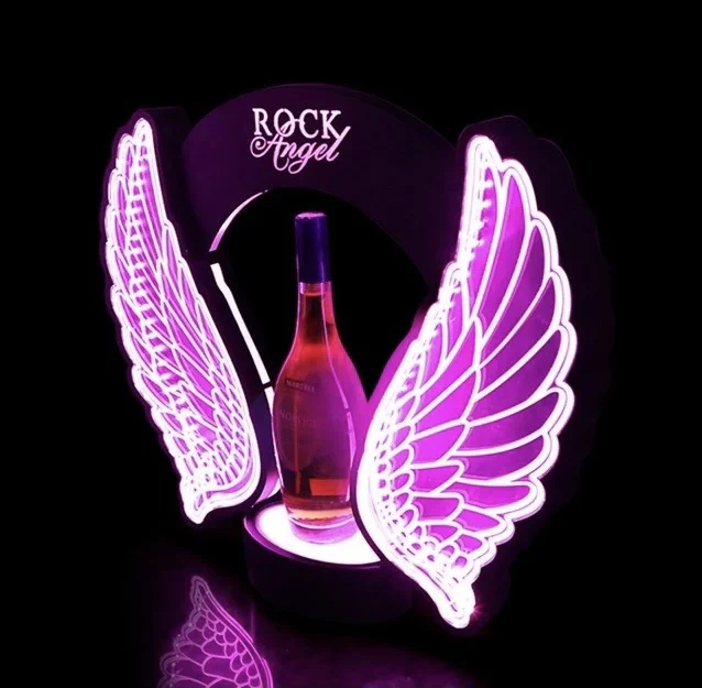 Rechargeable LED Flashing Ange - огляд і ціна Wine In Beer Bottle