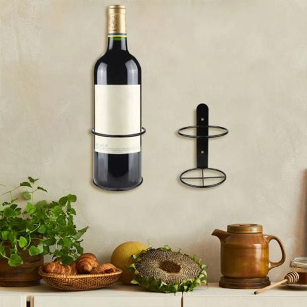 Iron Wall Mounted Wine Bottle  - огляд і ціна Wine Rack Wall Mount