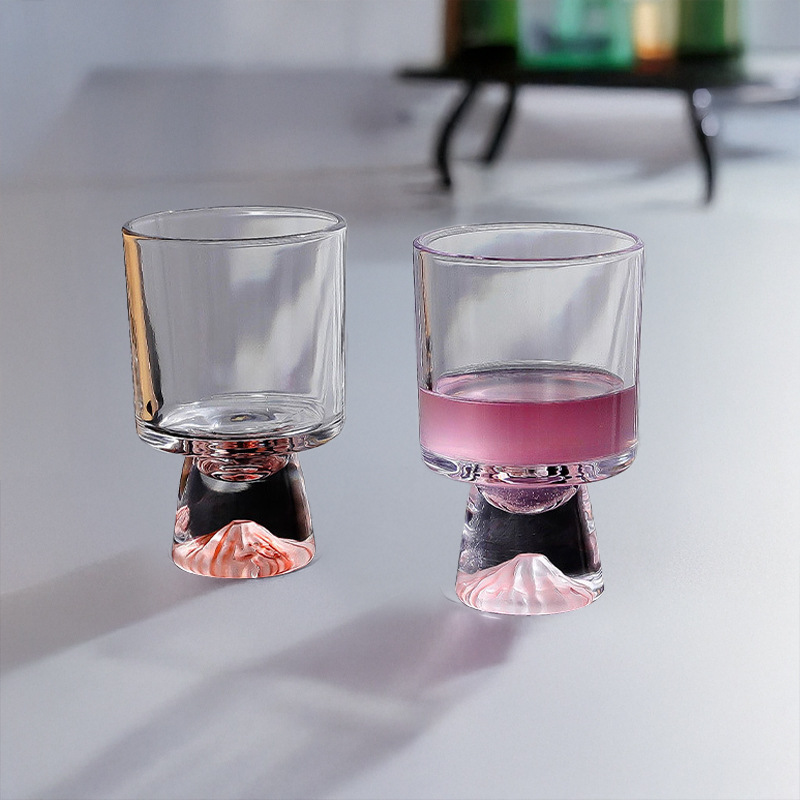 Pink Mountain Glass Cup, High- - огляд і ціна Wine Beer Foot