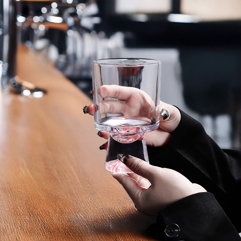 Pink Mountain Glass Cup, High- - огляд і ціна Wine Beer Foot