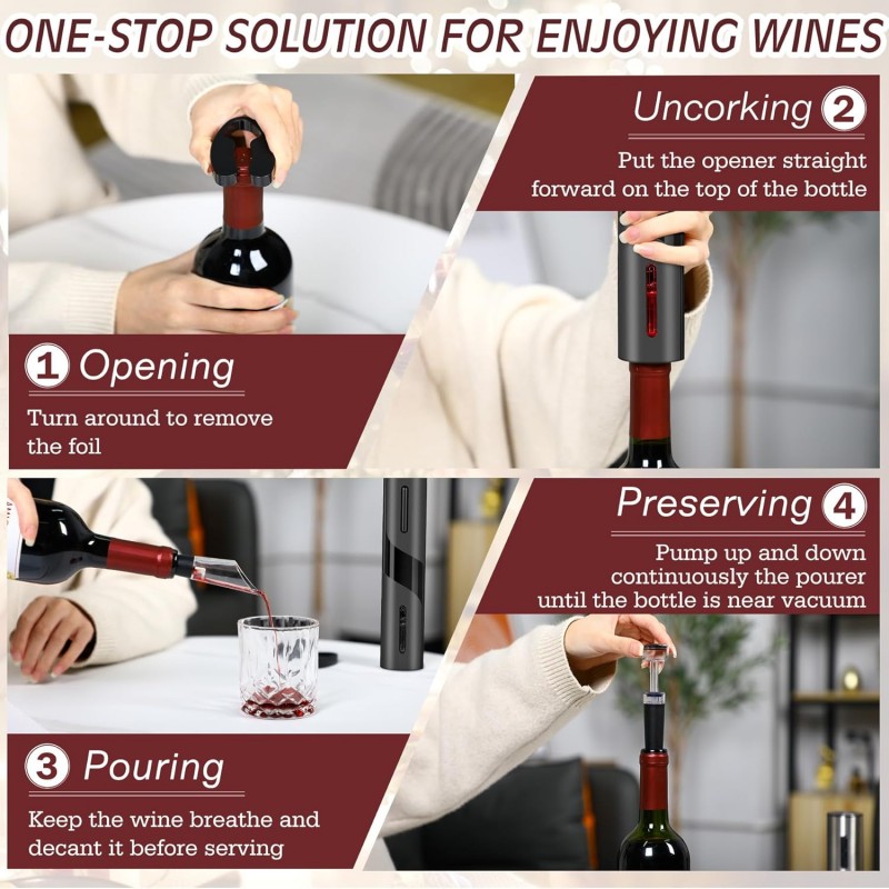 Rechargeable Multifunction Ele - огляд і ціна Wine In Beer Bottle