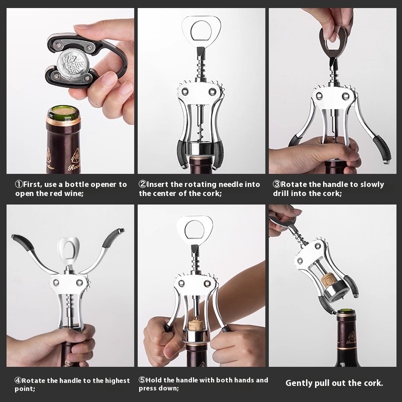 Gianxi Red Wine Bottle Opener  - огляд і ціна Wine In Beer Bottle