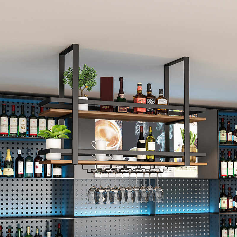 Simple metal wrought iron hang - огляд і ціна Wine Rack Wall Mount