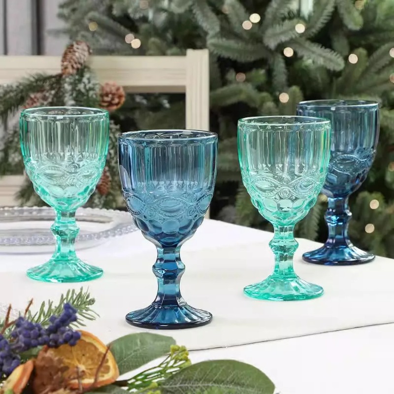 High Foot Color Crystal Glass  - огляд і ціна Wine Beer Foot