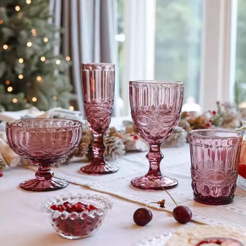 High Foot Color Crystal Glass  - огляд і ціна Wine Beer Foot