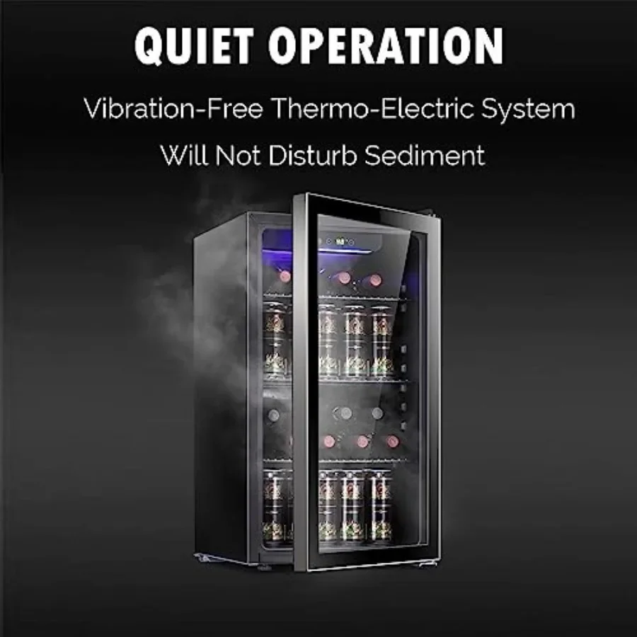 26 Bottle 130 Can Wine Cooler/ - огляд і ціна Wine Beer Fridge Cabinet