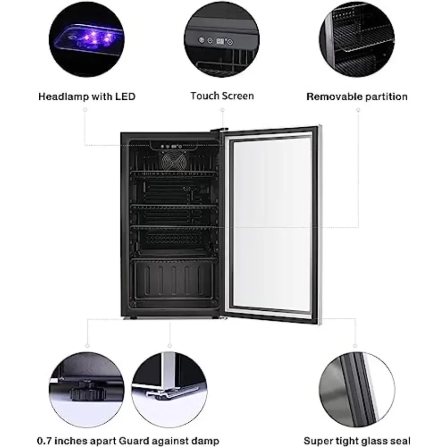 26 Bottle 130 Can Wine Cooler/ - огляд і ціна Wine Beer Fridge Cabinet