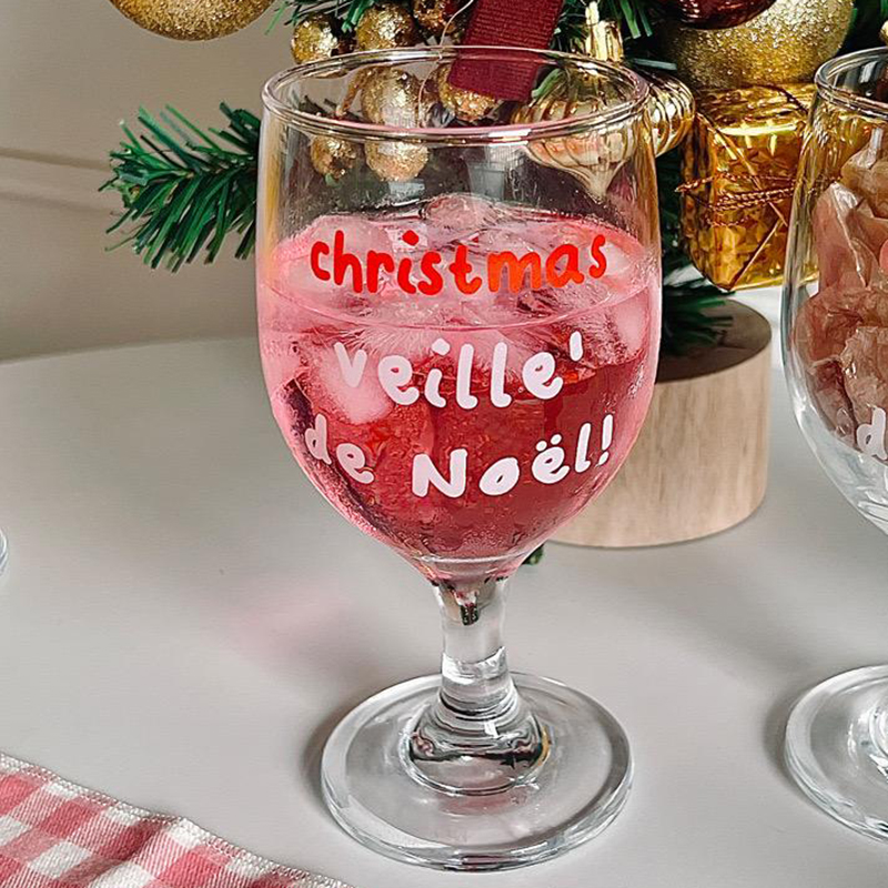 Vintage Letters Printed Glass  - огляд і ціна Wine Beer Foot