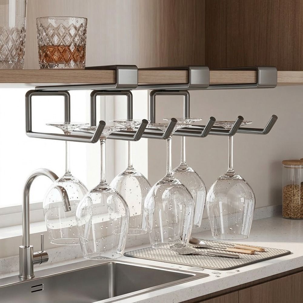 Iron Under Counter Glass Stora - огляд і ціна Wine Rack Wall Mount