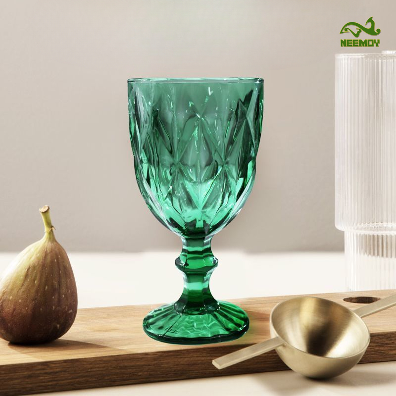 Green Engraved Relief High Foo - огляд і ціна Wine Beer Foot