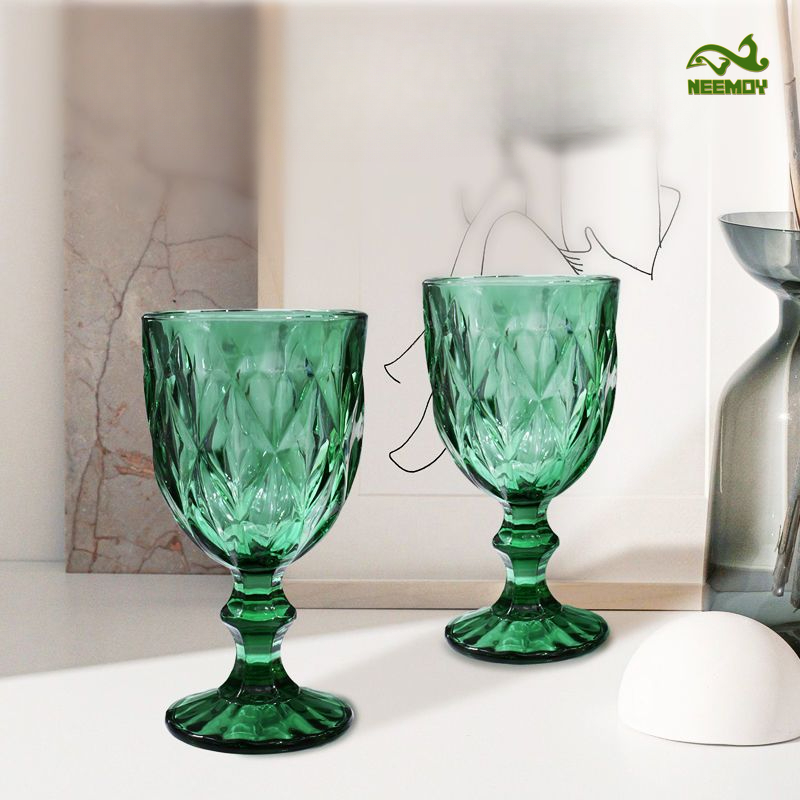 Green Engraved Relief High Foo - огляд і ціна Wine Beer Foot
