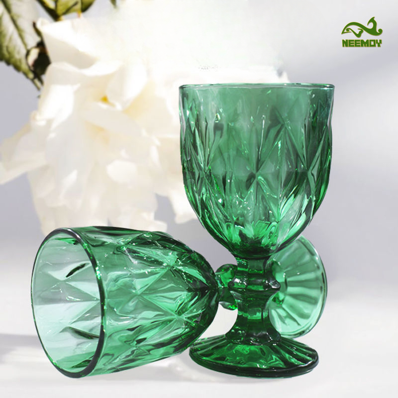 Green Engraved Relief High Foo - огляд і ціна Wine Beer Foot