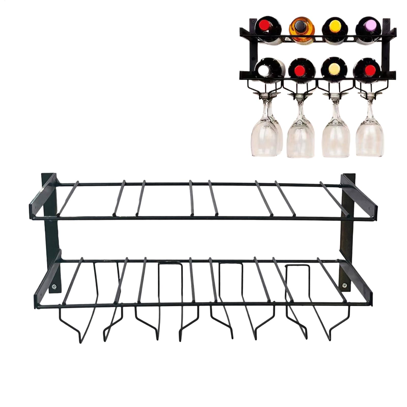 Wall Mounted Wine Rack Double- - огляд і ціна Wine Rack Wall Mount